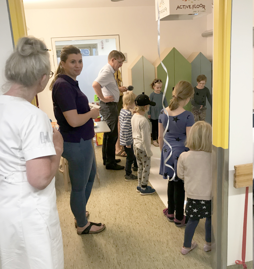 Bornholms Hospitals Børneafdeling har fået et Active Floor