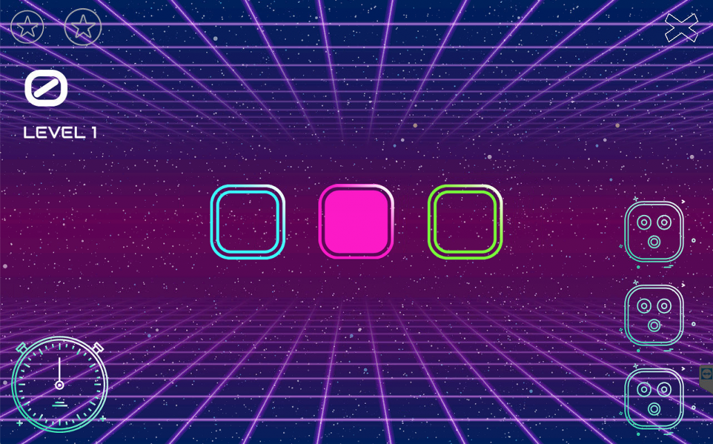 Simon Says spillet hvor du skal huske så mange kombinationer som muligt.